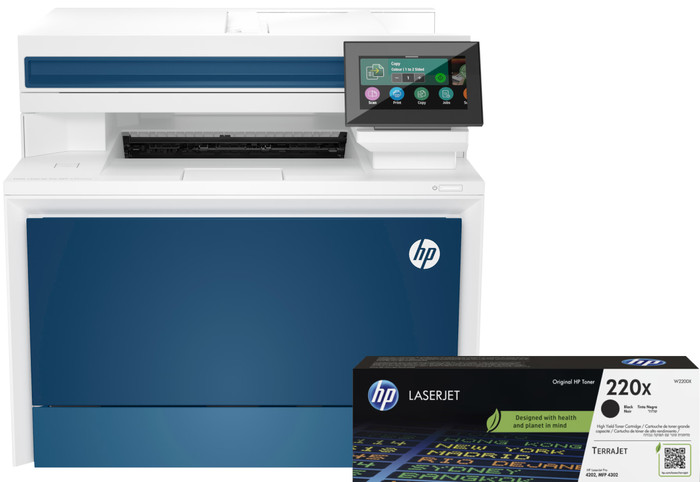 HP Color LaserJet Pro MFP 4302fdw + 1 Toner Noir XL Supplémentaire Main Image