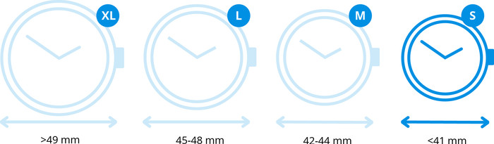 Samsung Galaxy Watch FE Zilver/Blauw visual Coolblue 1