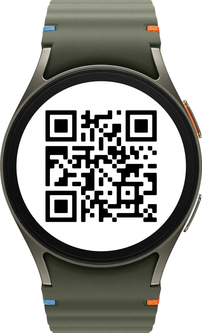 Samsung Galaxy Watch 7 Groen 40mm + Galaxy Buds3 Zwart voorkant