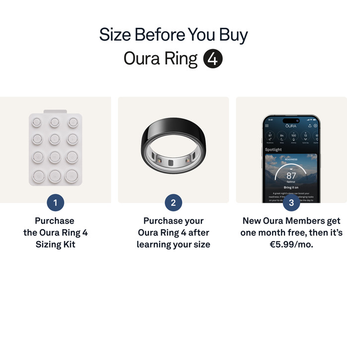Oura Ring 4 Size 14 Black visual supplier