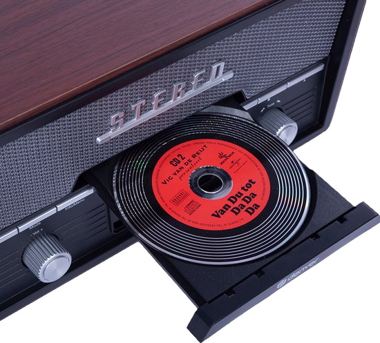 Denver MDA-525 Donkerbruin detail