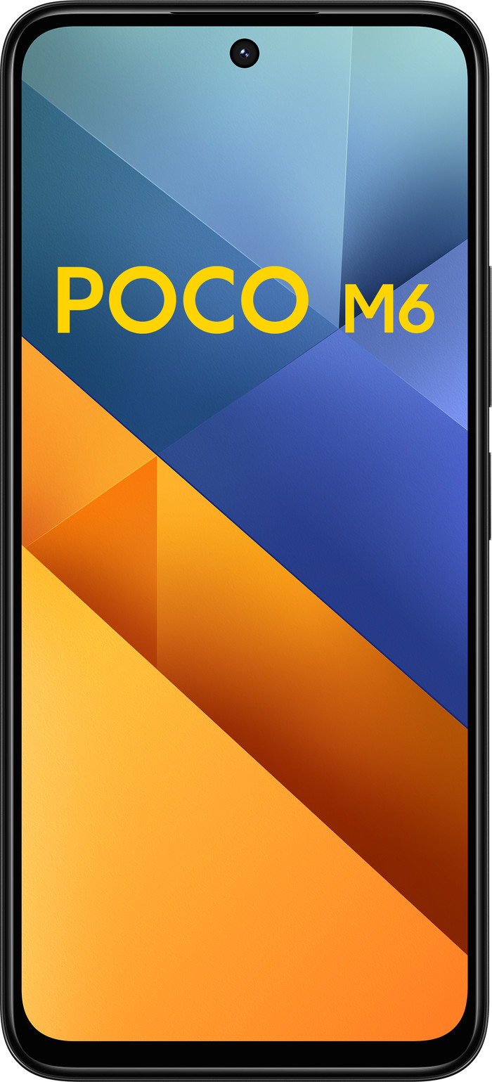 POCO M6 128GB Zwart 4G voorkant