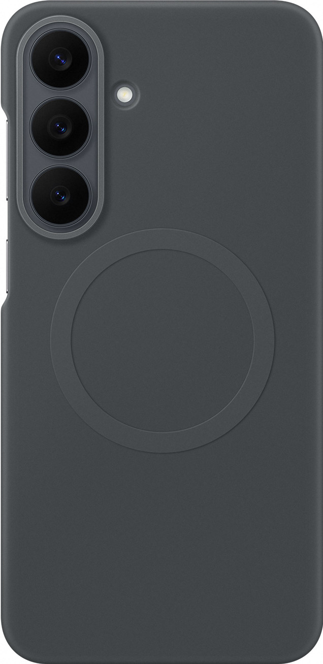 Samsung Galaxy S26 FE Siliconen Back Cover met Magneet Zwart Main Image