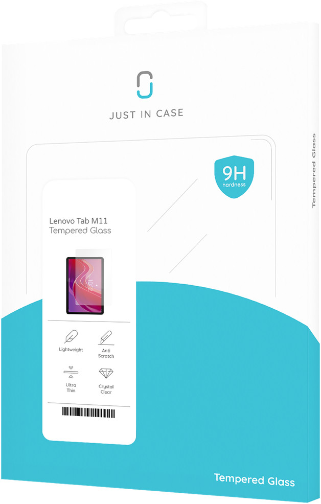 Just in Case Lenovo Tab M11 Screen Protector Glass packaging
