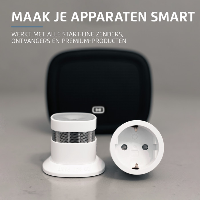 KlikAanKlikUit Rookmelder ZSDR-850 (3 jaar) Duo Pack + Smart Bridge product in gebruik