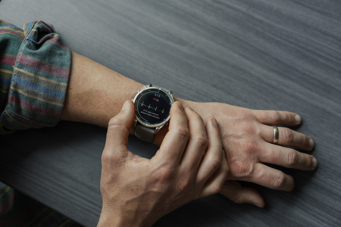 Garmin Fenix 9 Grijs 51mm product in gebruik