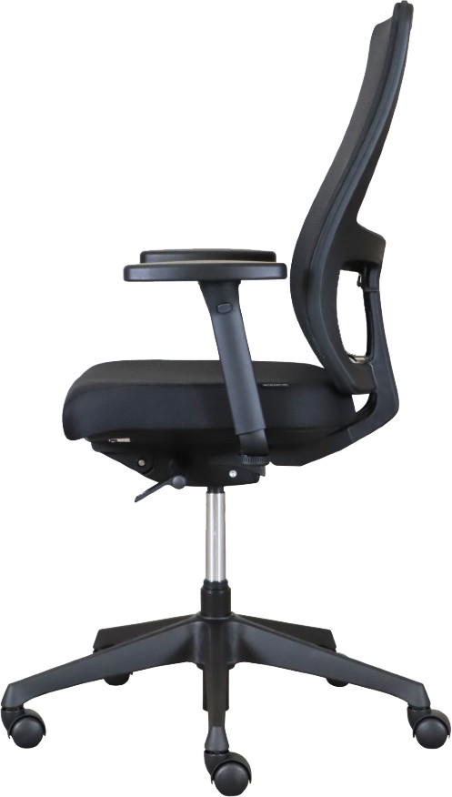 Euroseats Torino Bureaustoel + Wielen Voor Harde Vloeren linkerkant