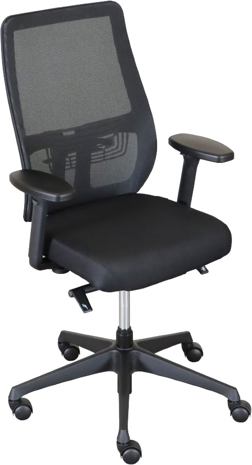 Euroseats Torino Bureaustoel + Wielen Voor Harde Vloeren rechterkant