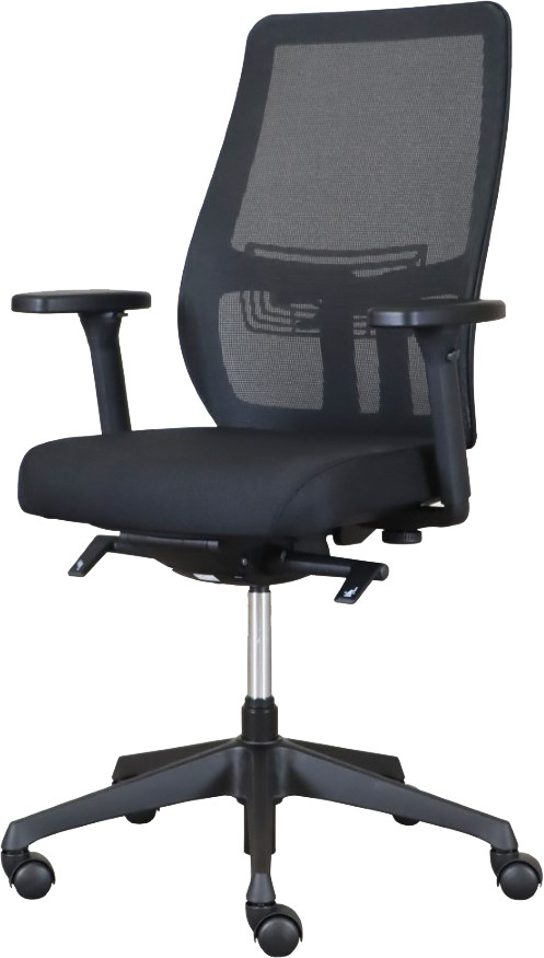 Euroseats Torino Bureaustoel + Wielen Voor Harde Vloeren rechterkant