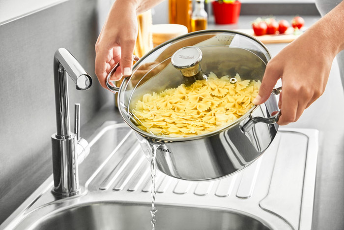 Tefal Duetto 5-delige pannenset product in gebruik