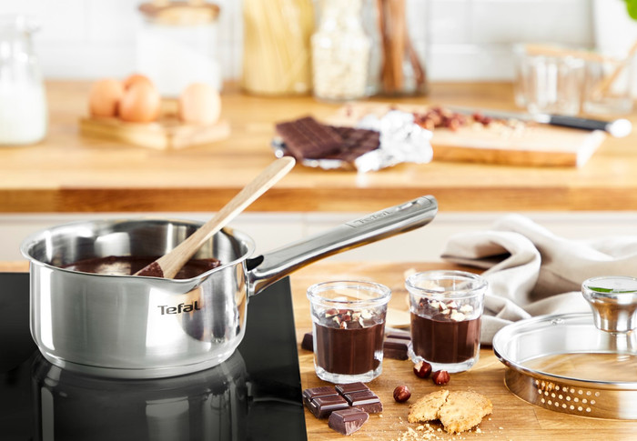 Tefal Duetto 5-delige pannenset product in gebruik