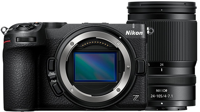 Nikon Z5IIC Zwart + 24-105mm f/4-7.1 voorkant