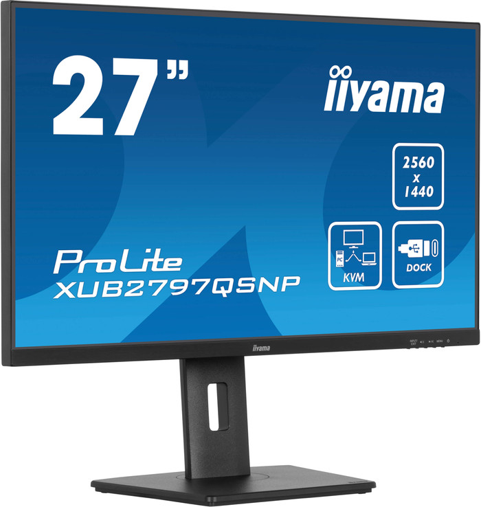 Iiyama PROLITE XUB2797QSNP-B1 Duo Pack voorkant