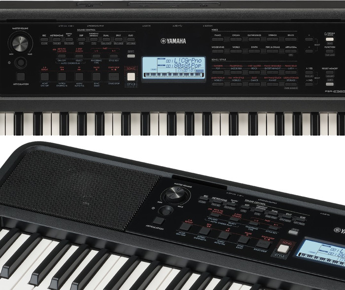 Yamaha PSR-383 detail