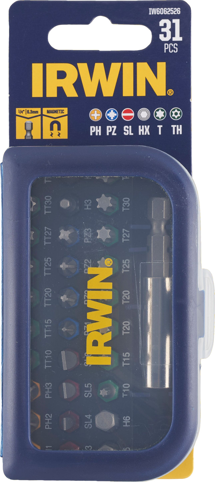 Irwin Compact 31-piece Bit Set packaging