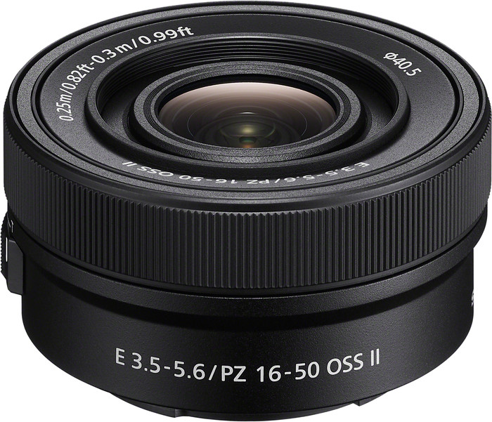 Sony E PZ 16-50 mm f/3.5-5.6 OSS II dessus