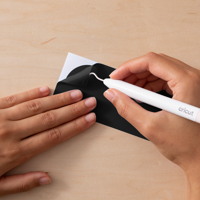 Cricut Smart Vinyl Amovible 24x91 cm Noir produit à l'usage