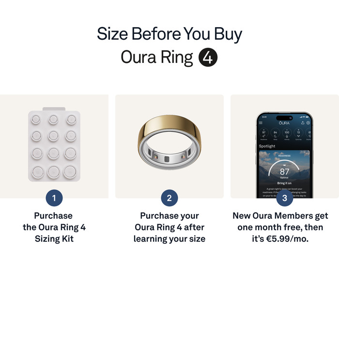 Oura Ring 4 Size 12 Gold visual supplier