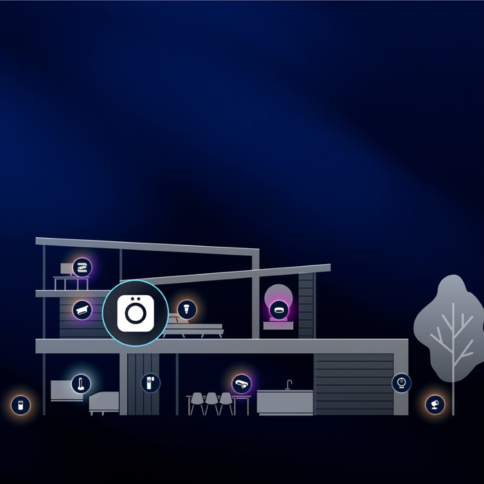 Philips Hue Play Vloerlamp White and Color product in gebruik