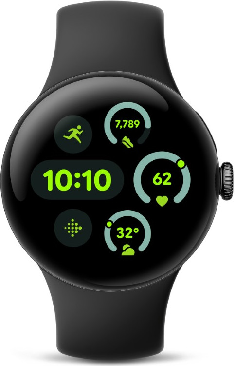 Google Pixel Watch 3 Noir 41 mm avant