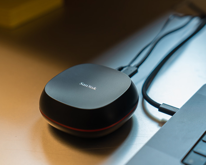 SanDisk SSD Desk Drive USB-C 4 To produit à l'usage