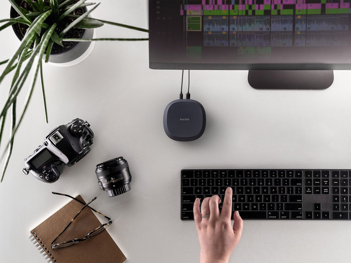 SanDisk SSD Desk Drive USB-C 4 To produit à l'usage