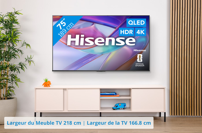 Hisense QLED 75" E79S (2026) visuel Coolblue 1
