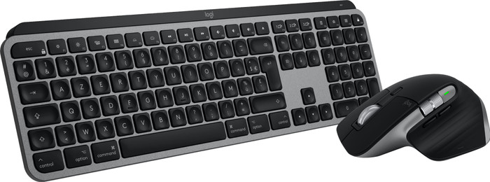 Logitech MX Keys S for Mac AZERTY Black + Logitech MX Master 3S for Mac Space Gray Main Image