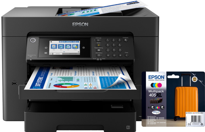 Epson WorkForce WF-7840DTWF + 1 Set de Cartouches XL Supplémentaire Main Image
