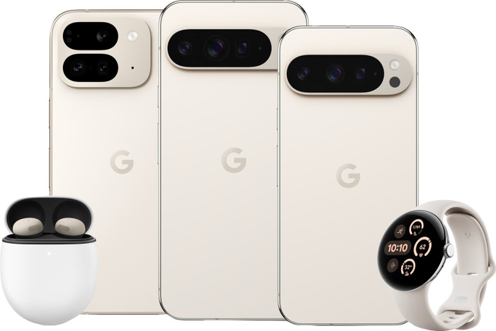 Google Pixel Buds Pro 2 Wit product in gebruik