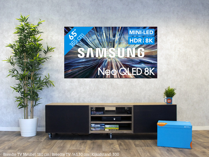 Samsung Neo QLED 8K 65QN900D (2024) + Soundbar visual Coolblue 1