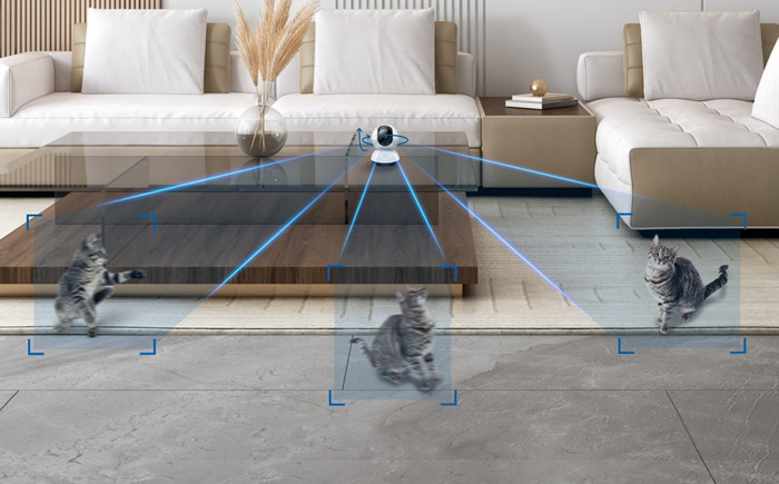 TP-Link Tapo C220 Pan & Tilt Duo Pack product in gebruik