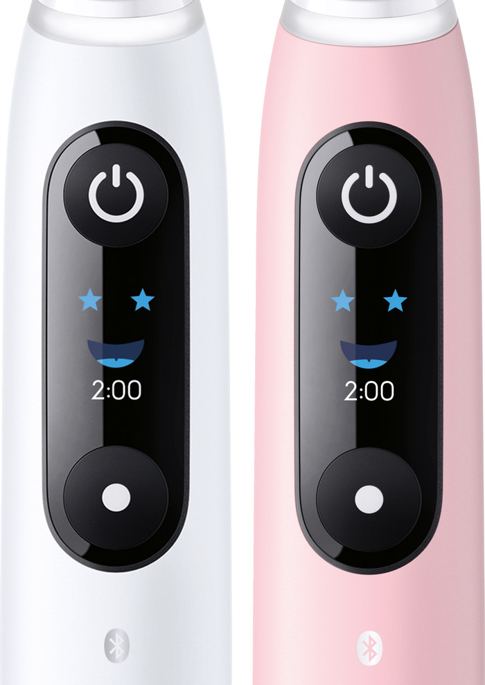 Oral-B iO 6 Wit en Roze Duo Pack detail