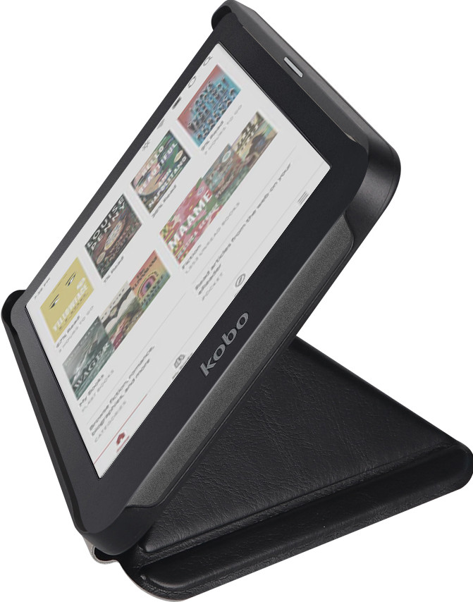 BlueBuilt Kobo Clara BW/Colour Book Case Black right side