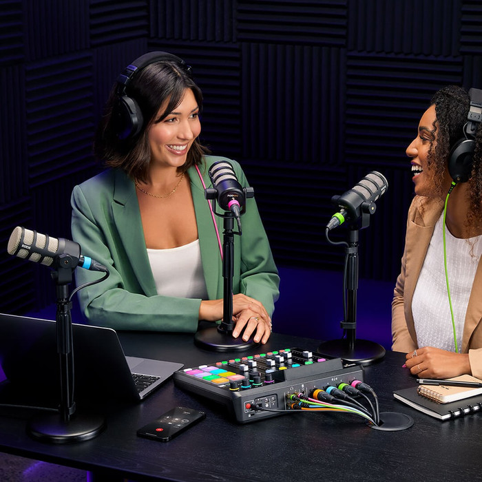 Rode Rodecaster Pro II product in gebruik