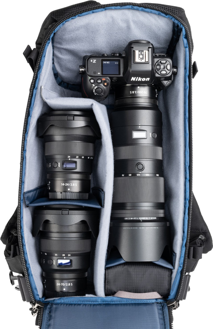 Think Tank DarkLight Backpack 14 L Noir intérieur