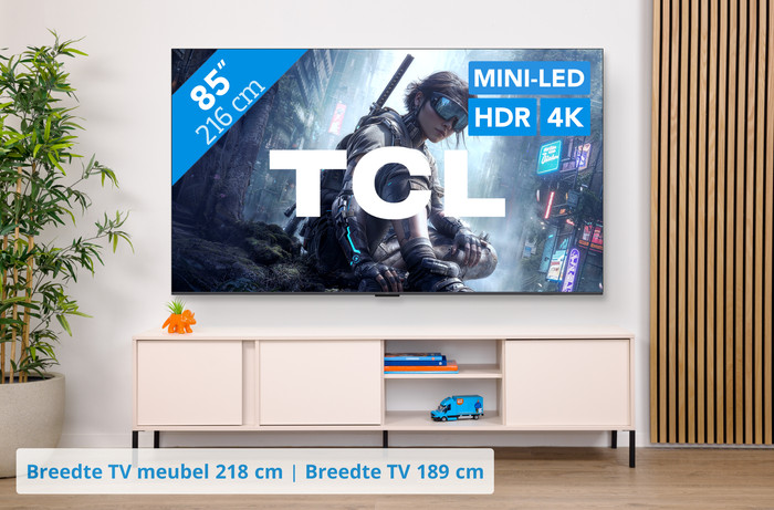 TCL QD Mini-led 85" T8D (2026) visual Coolblue 1
