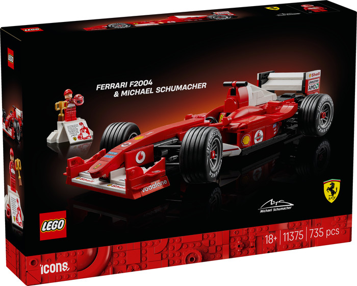 LEGO Icons - Ferrari F2004 et Michael Schumacher 11375 emballage