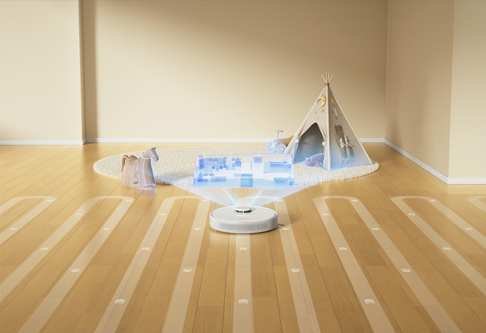 Dreame D9 Max Gen 2 White product in gebruik