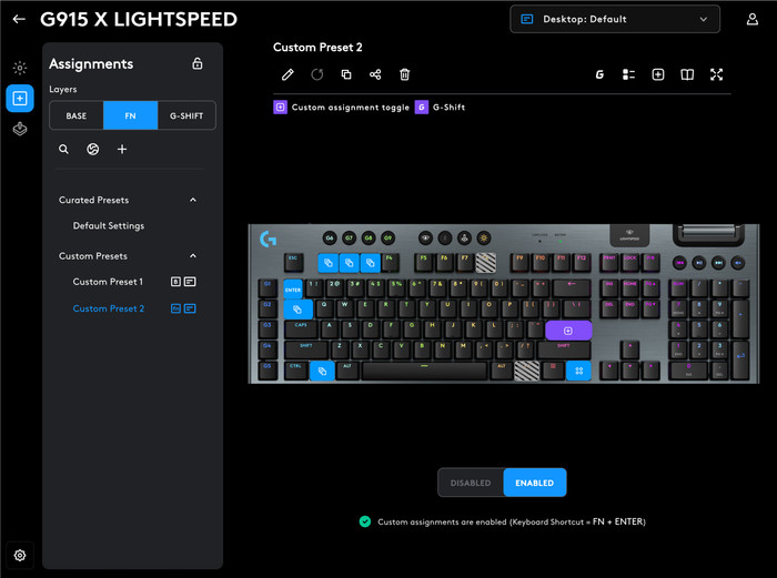 Logitech G915 X LIGHTSPEED Wireless Gaming Keyboard Black QWERTY visual supplier