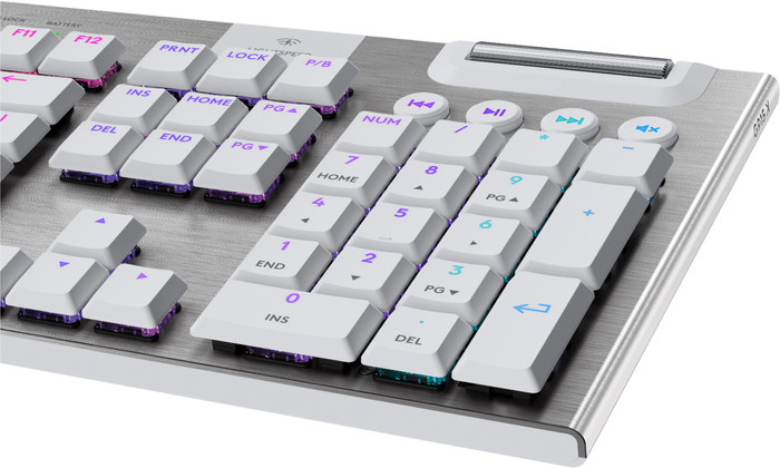Logitech G915 X Lightspeed Clavier Gamer Sans Fil Blanc AZERTY détail