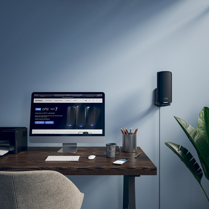 NETGEAR - Orbi Wall Mount Set Black visual supplier