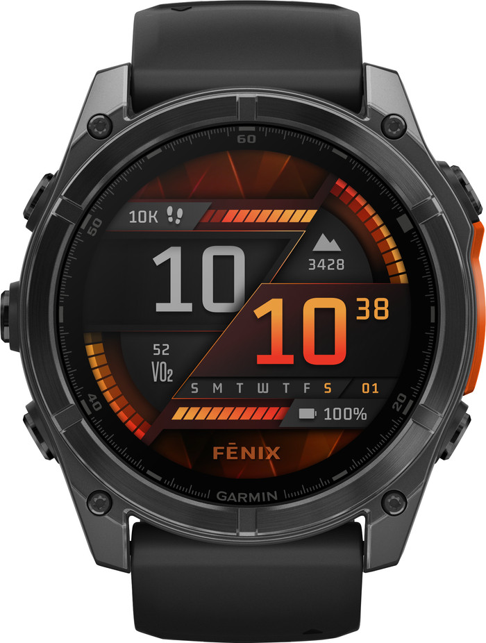 Garmin Fenix 8 Black 51mm front