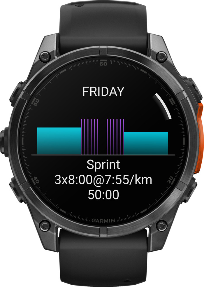Garmin Fenix 8 Noir 47 mm avant
