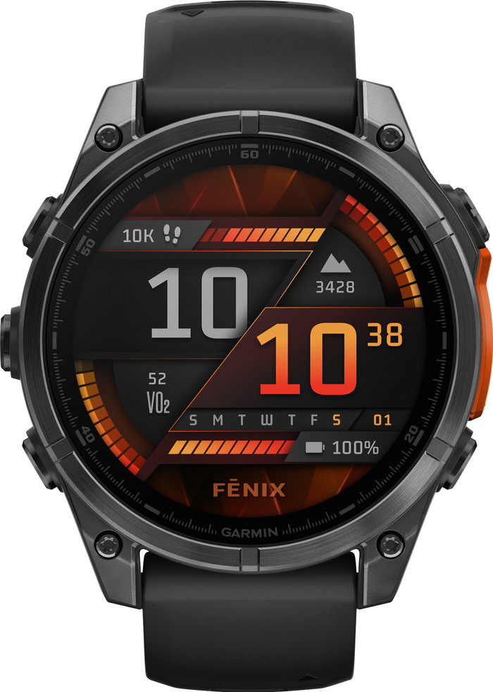 Garmin Fenix 8 Noir 47 mm avant