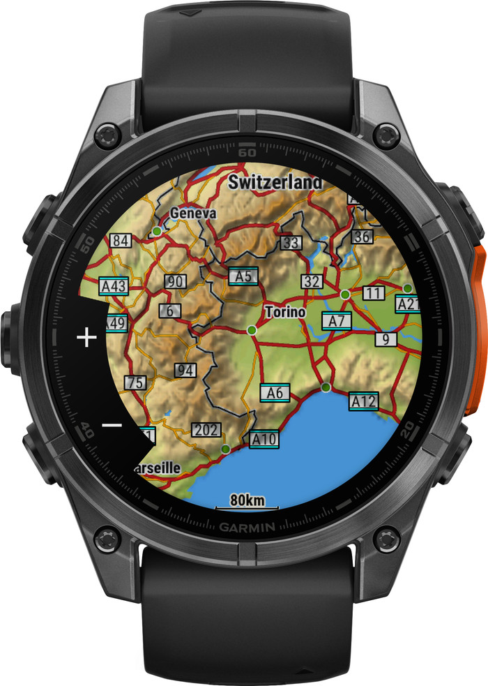 Garmin Fenix 8 Noir 47 mm avant