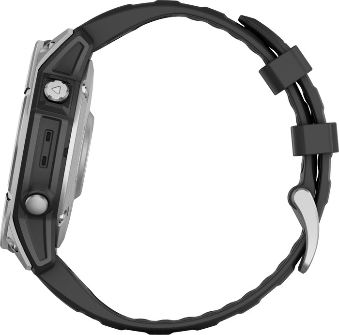 Garmin Fenix E Grijs 47mm linkerkant