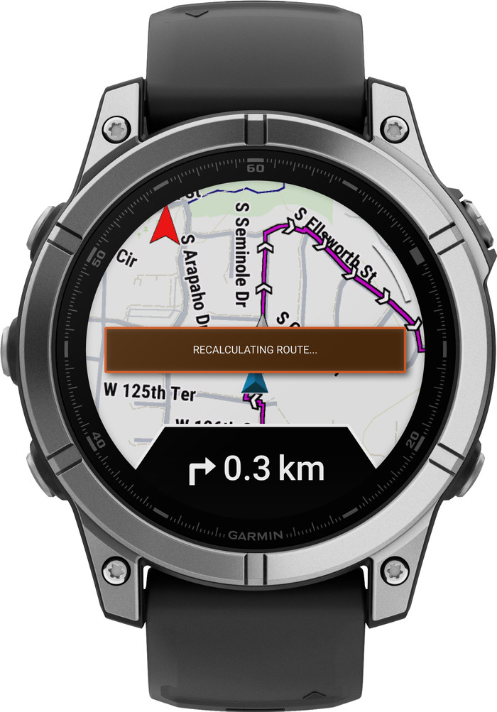 Garmin Fenix E Grijs 47mm voorkant