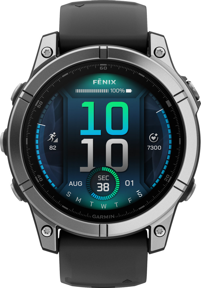 Garmin Fenix E Grijs 47mm voorkant