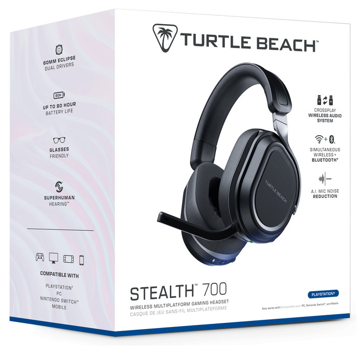 Turtle Beach Stealth 700 GEN3 PlayStation - Noir emballage